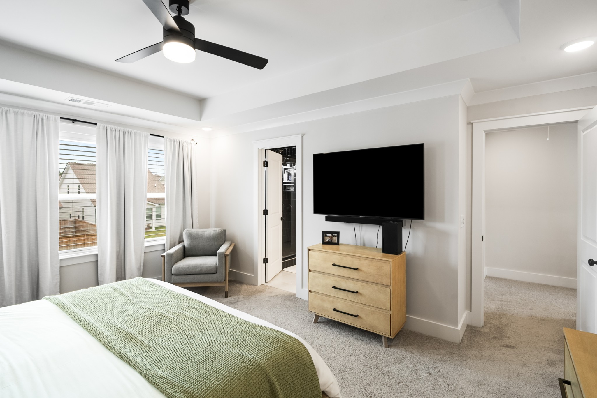 3548 Rockledge Way Murfreesboro, TN 37129 - Photo 13 of 28 a bedroom with furniture and a flat screen tv