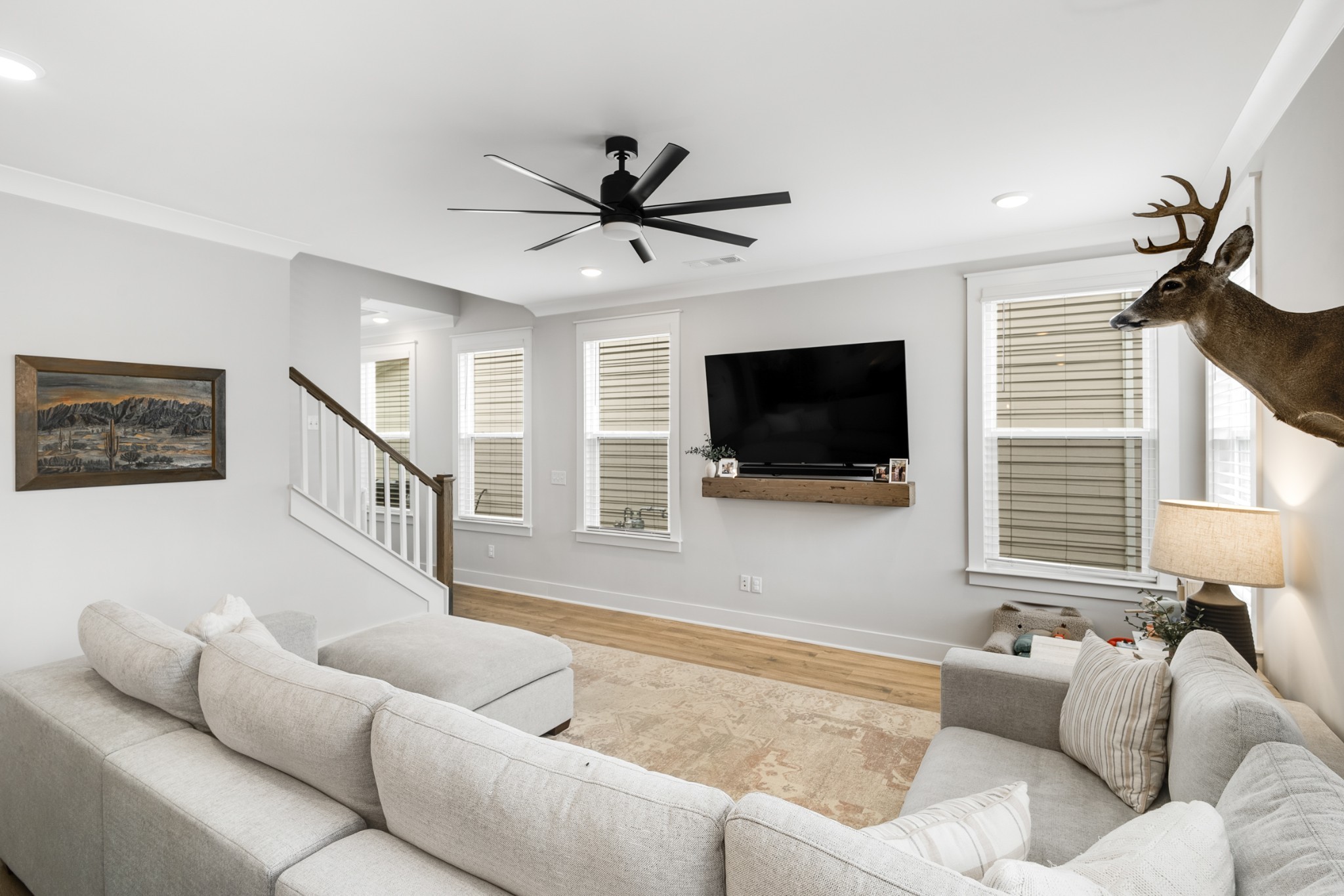 3548 Rockledge Way Murfreesboro, TN 37129 - Photo 5 of 28 a living room with furniture and a flat screen tv