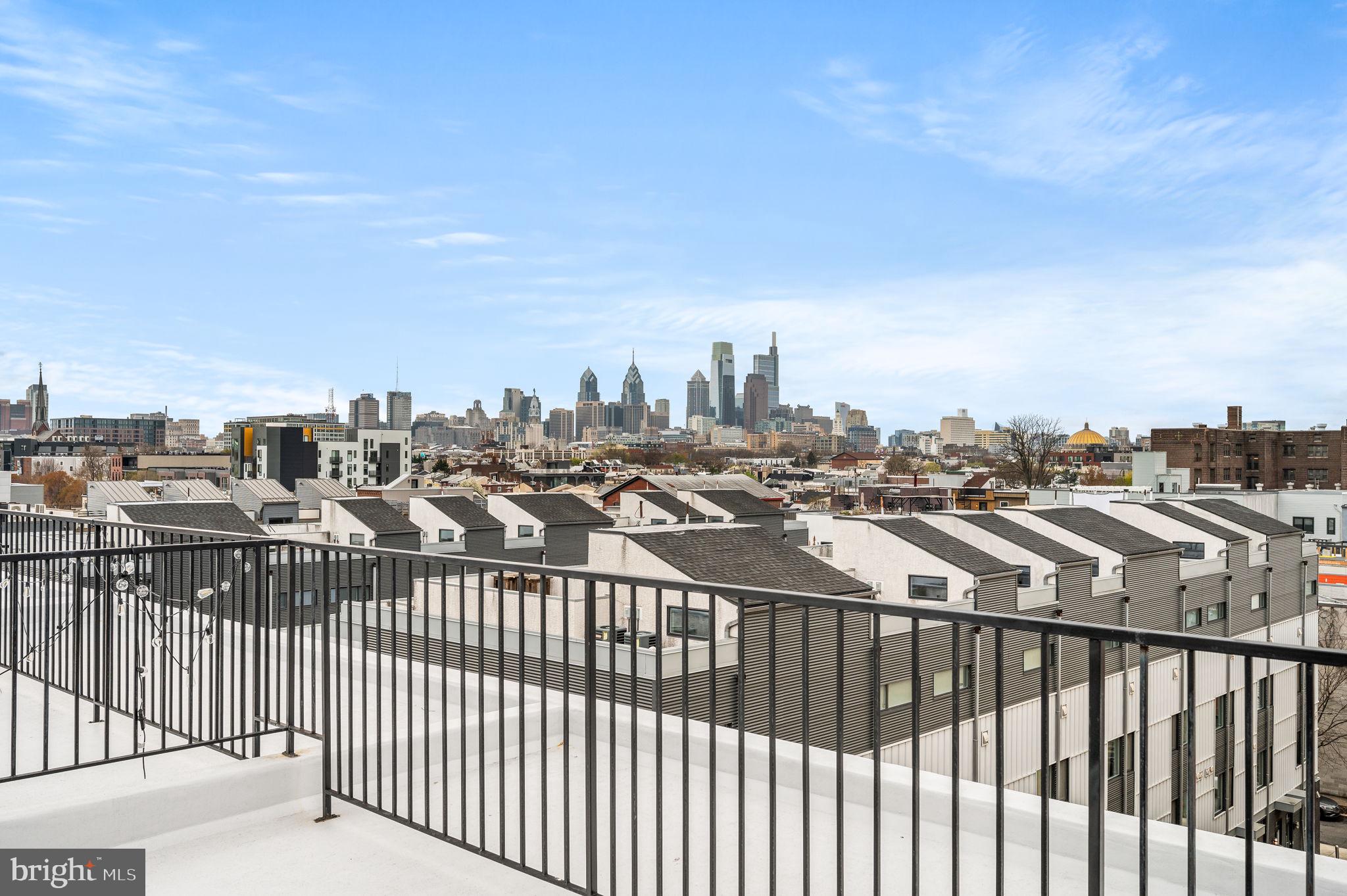 1115 North American Street, Unit D5 Philadelphia, PA 19123 - Photo 43 of 52 a view of a balcony with city view