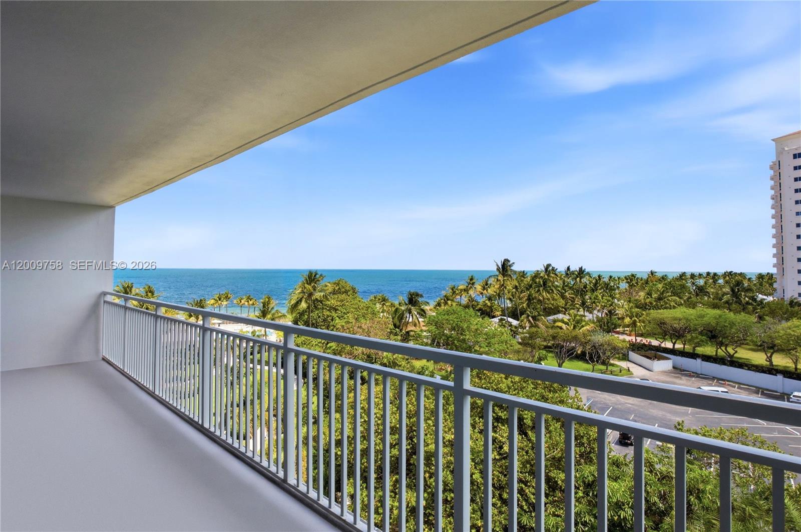 605 Ocean Drive, Unit 7L Key Biscayne, FL 33149 - Photo 6 of 38 a view of balcony with outdoor space