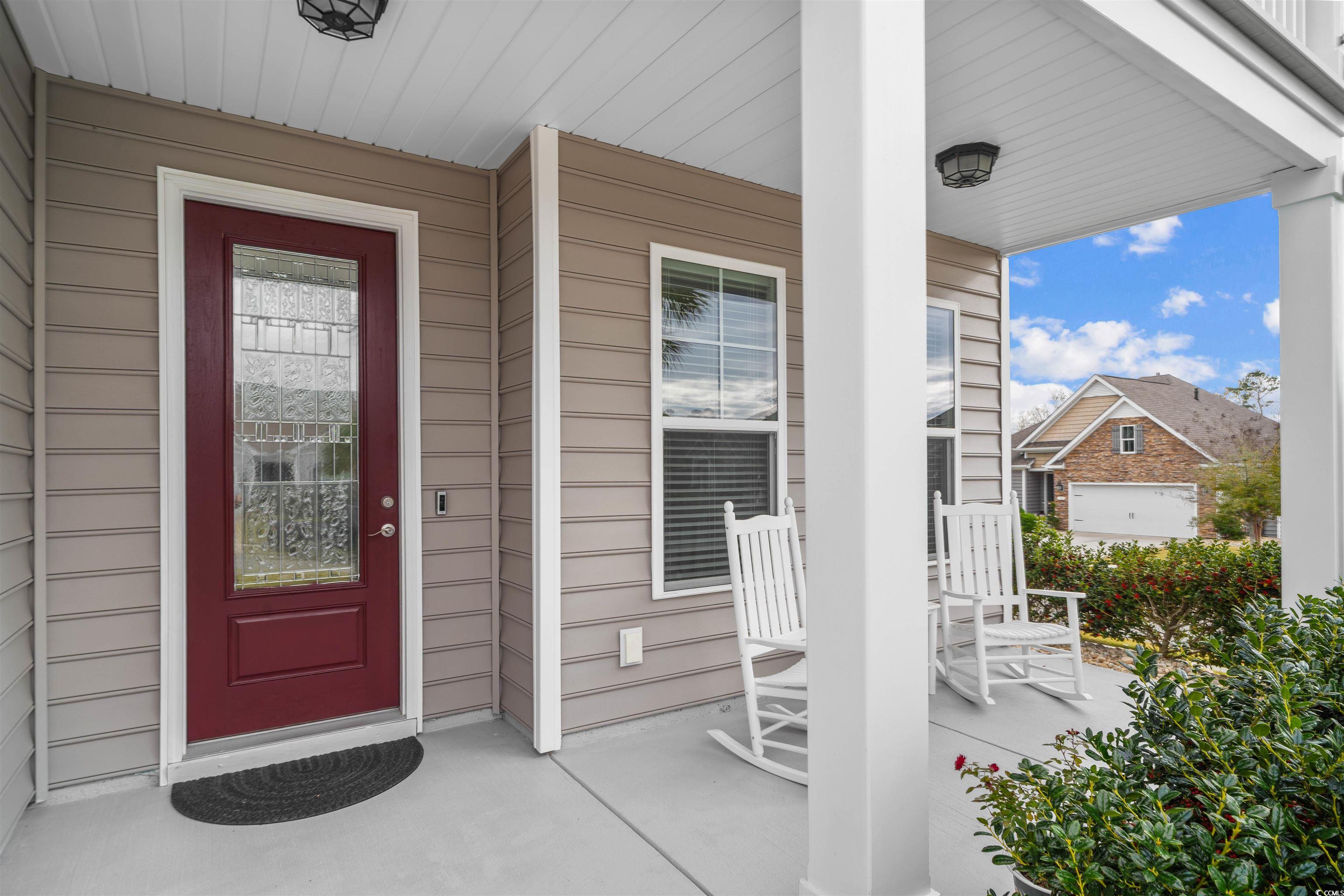 1141 Bronwyn Circle North Myrtle Beach, SC 29582 - Photo 4 of 40 Property entrance featuring a porch