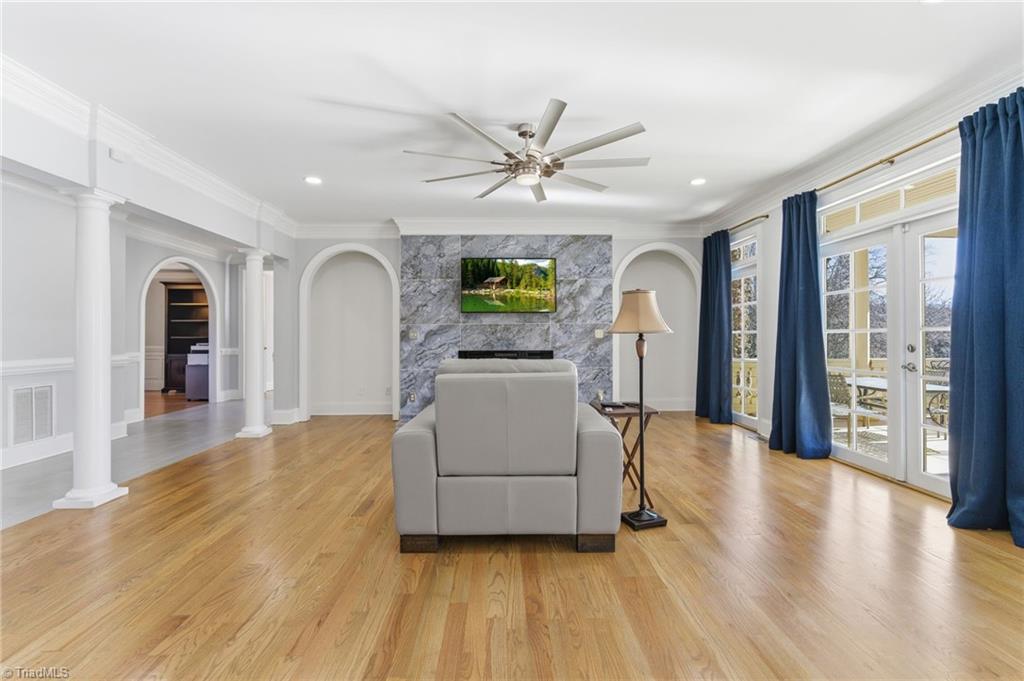 450 Beaver Creek Road Lexington, NC 27295 - Photo 21 of 50 ML Living Room w/ doors onto 1st balcony