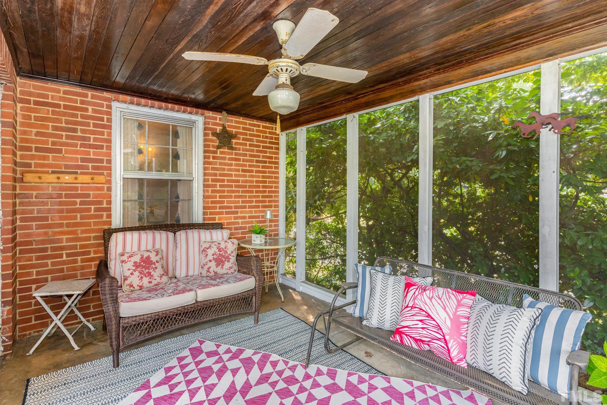 1200 Mitchell Street Raleigh, NC 27607 - Photo 17 of 31 a outdoor living space with furniture and garden view