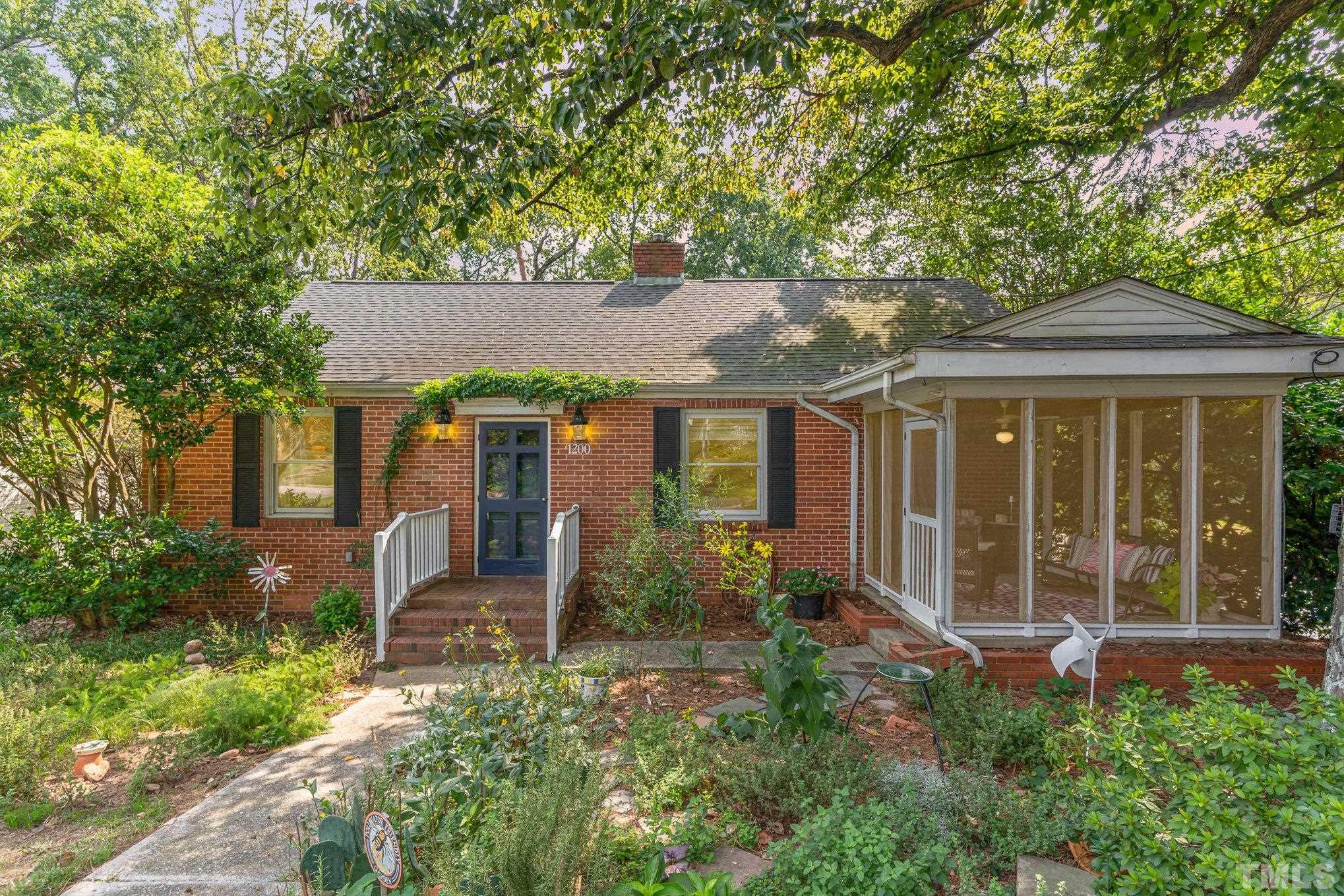 1200 Mitchell Street Raleigh, NC 27607 - Photo 31 of 31 front view of a house with a garden