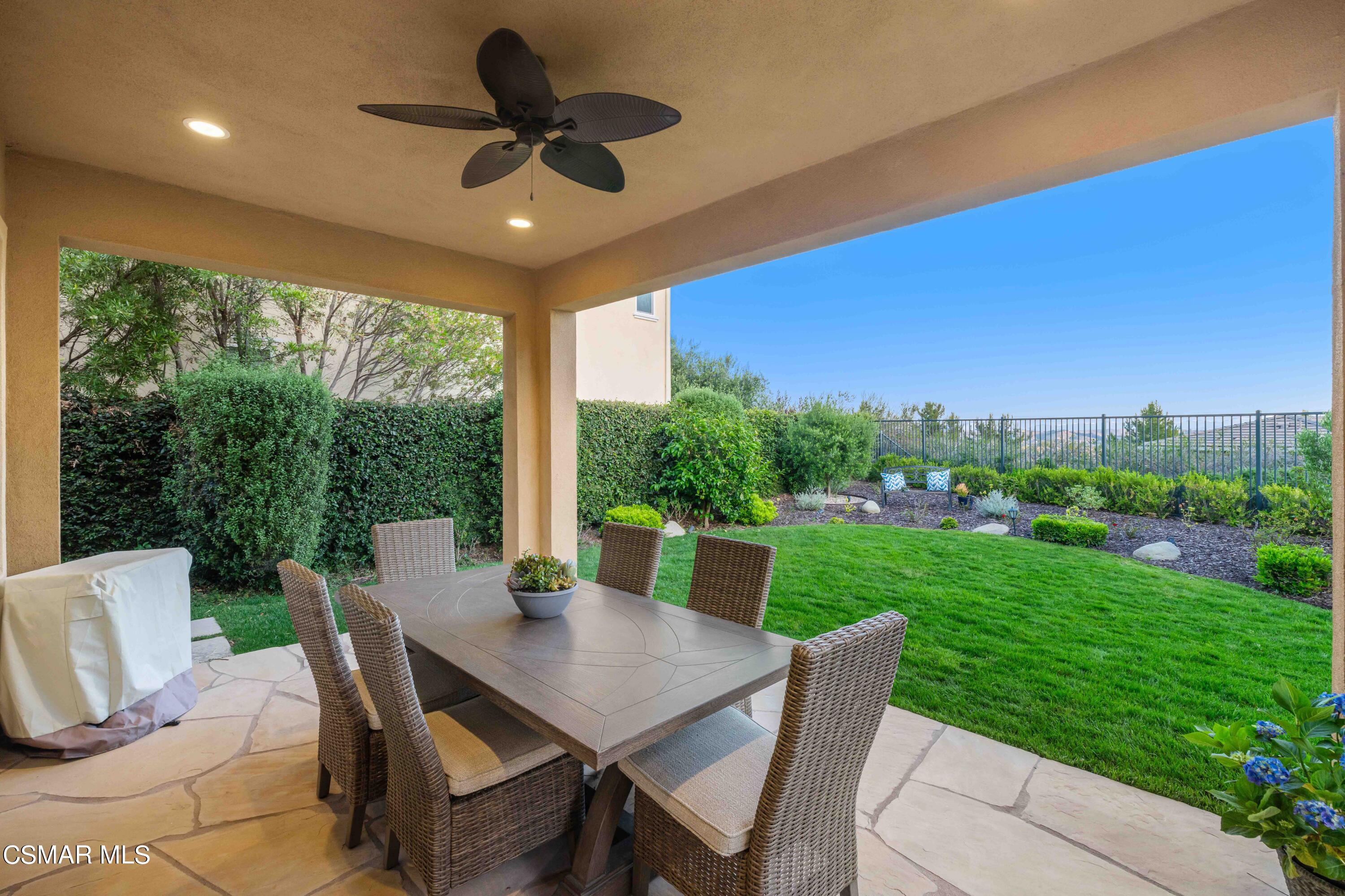 13210 Bent Grass Place Moorpark, CA 93021 - Photo 39 of 73 a view of an outside dining space with furniture