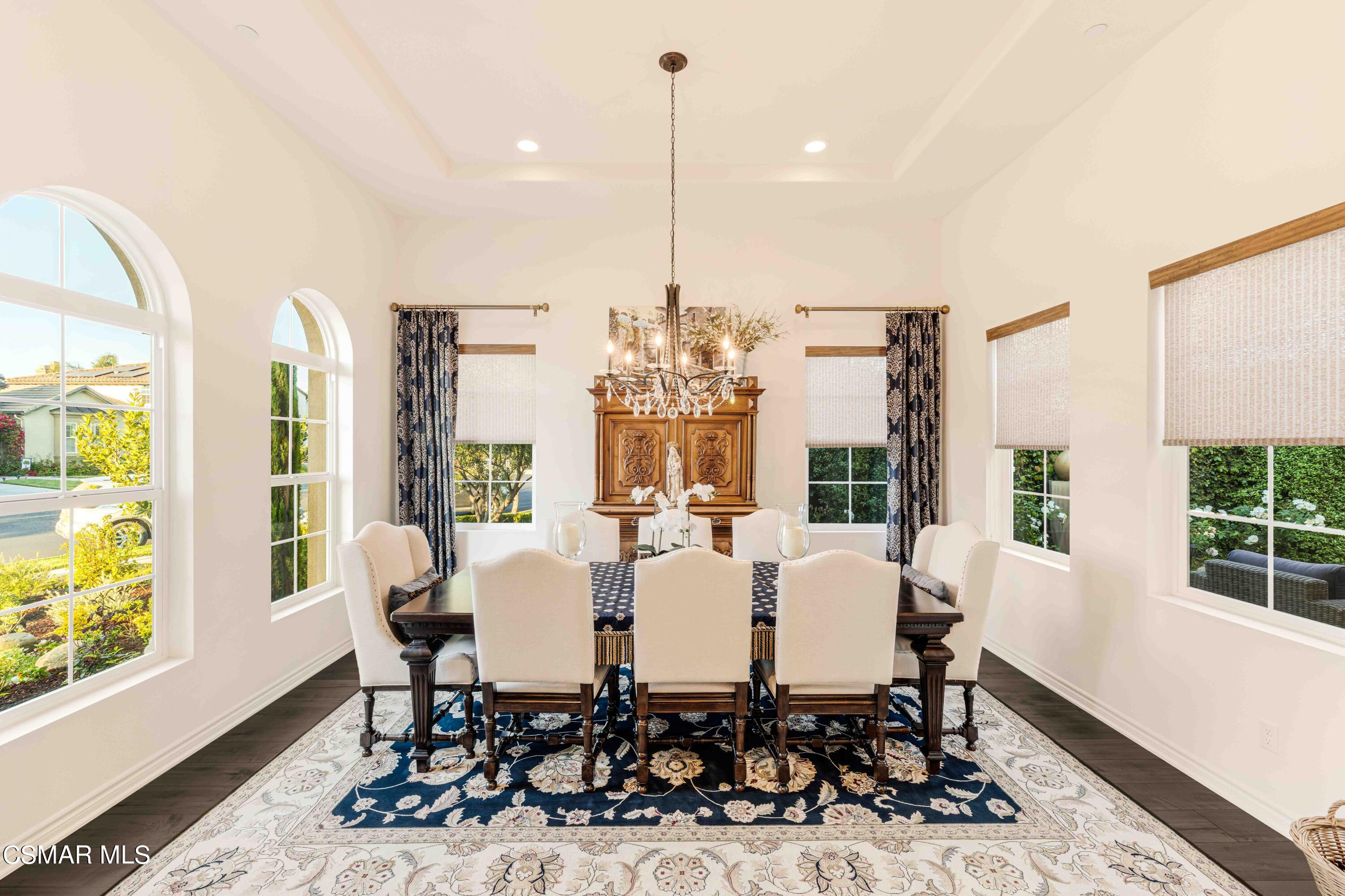 13210 Bent Grass Place Moorpark, CA 93021 - Photo 7 of 73 a view of a dining room with furniture window and wooden floor
