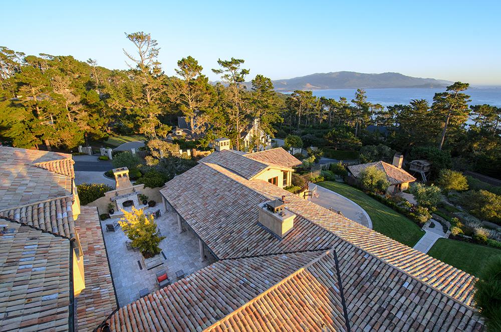 Padre Lane Pebble Beach, CA 93953 - Photo 20 of 25 an aerial view of a house with a garden