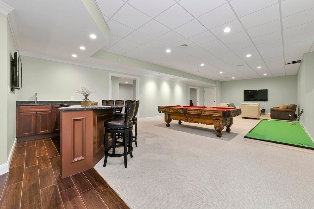 4 Fox Run Way Hingham, MA 02043 - Photo 29 of 34 a living room with furniture and a pool table