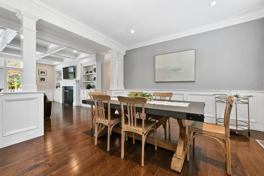 4 Fox Run Way Hingham, MA 02043 - Photo 9 of 34 a view of a dining room with furniture and wooden floor