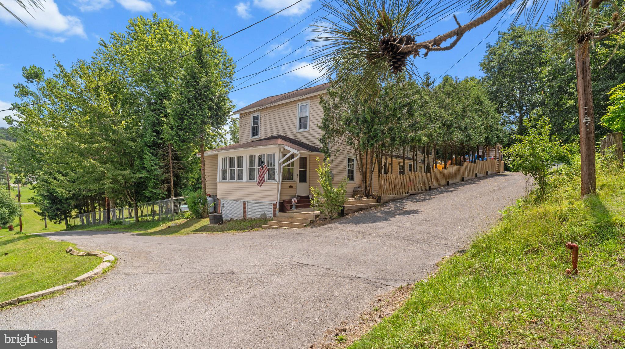 609 Elizabeth Street Houtzdale, PA 16651 - Photo 7 of 22 a view of a house with a yard and tree s