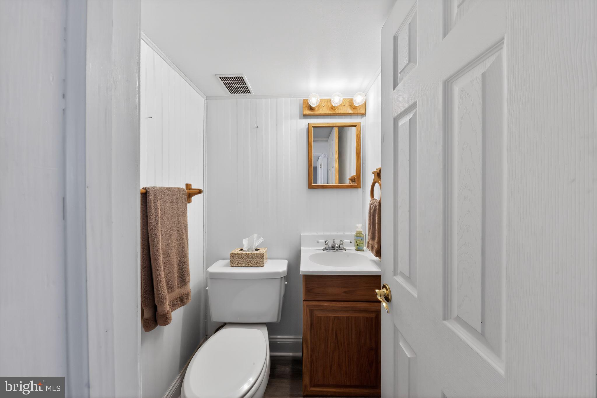 715 Darley Road Claymont, DE 19703 - Photo 18 of 43 Charming powder room with modern touches.