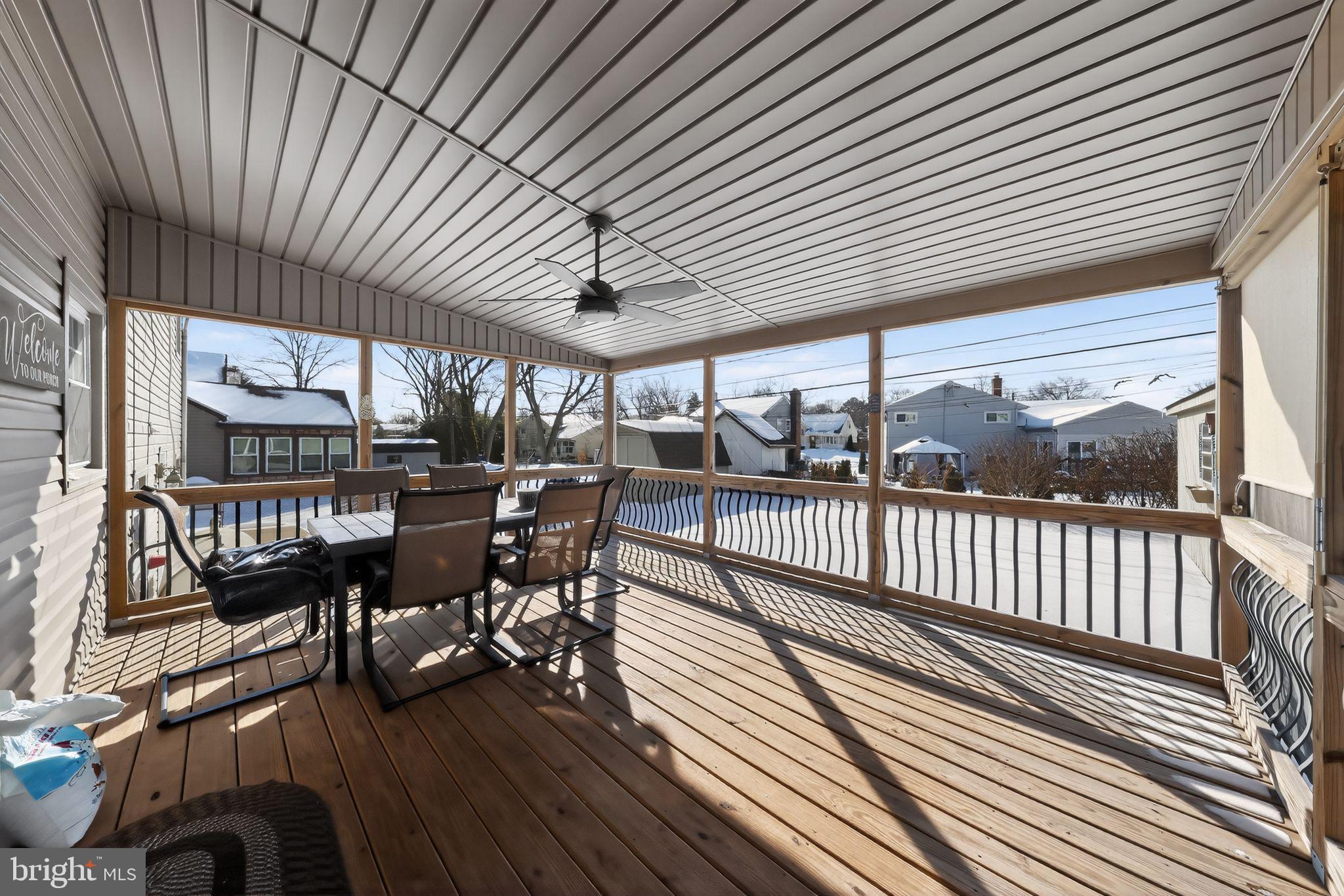 715 Darley Road Claymont, DE 19703 - Photo 36 of 43 Inviting sunlit screened porch