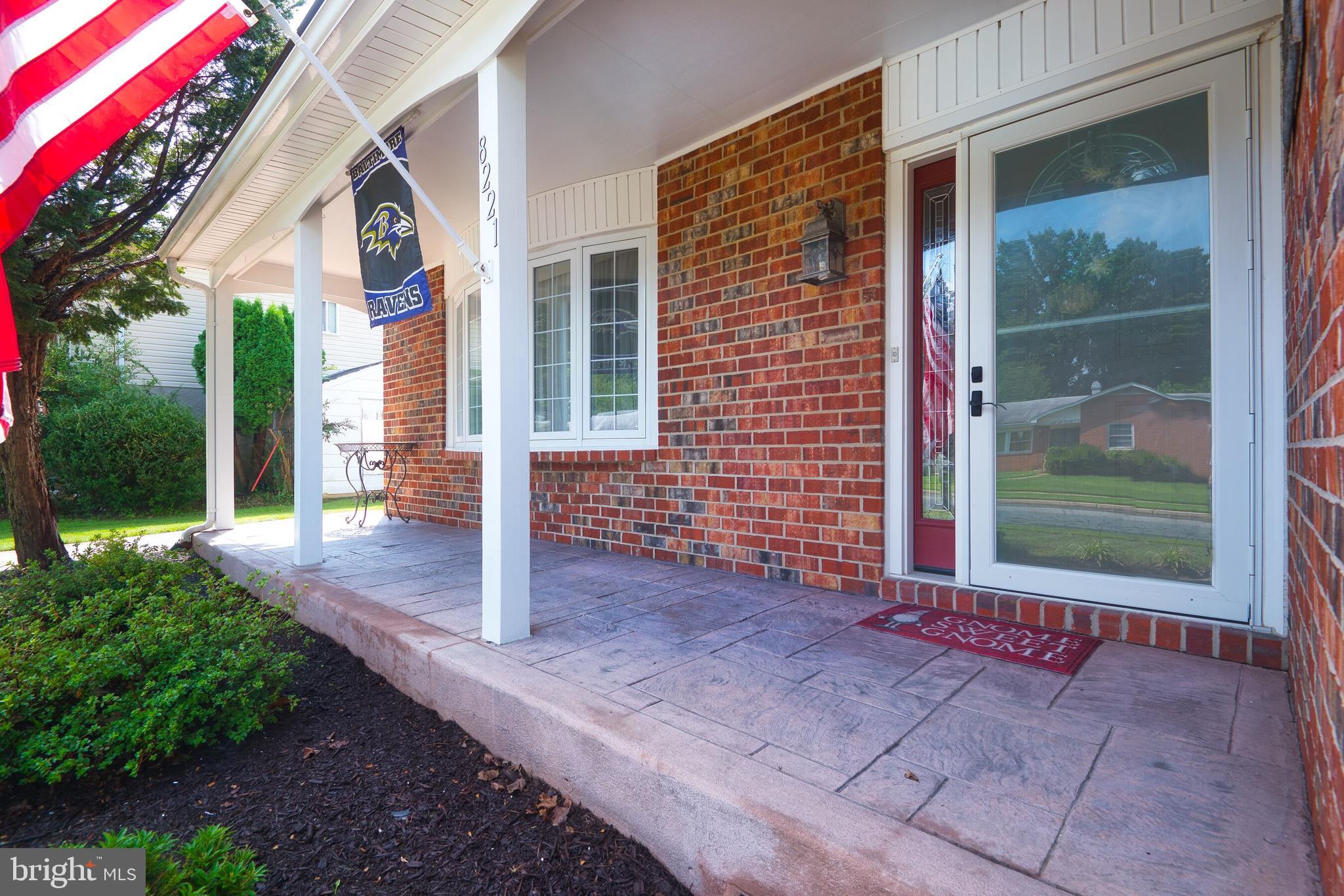 8221 Brattle Road Baltimore, MD 21208 - Photo 2 of 35 Enjoy your morning coffee on the front porch!