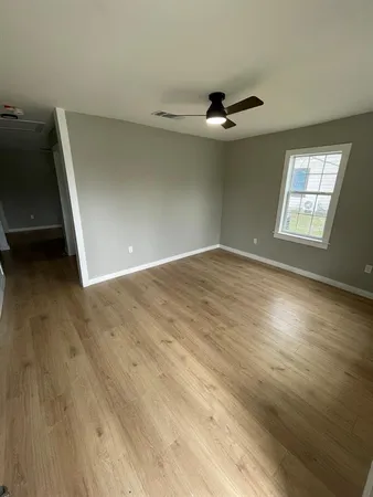 wooden floor in an empty room