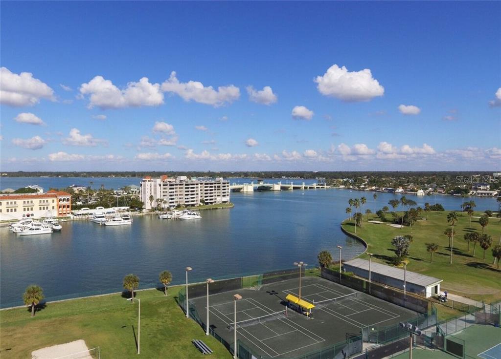 472 Sandy Hook Road Treasure Island, FL 33706 - Photo 1 of 1 View from Master Bedroom Balcony overlooking the Treasure Island Yacht Club and bridge.