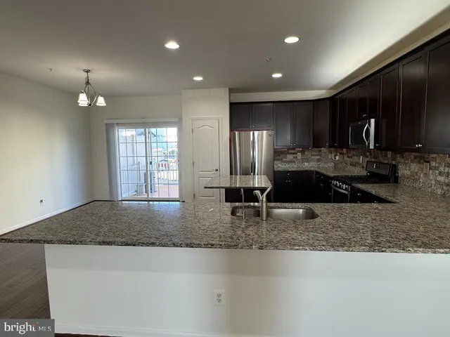 a view of a wooden deck