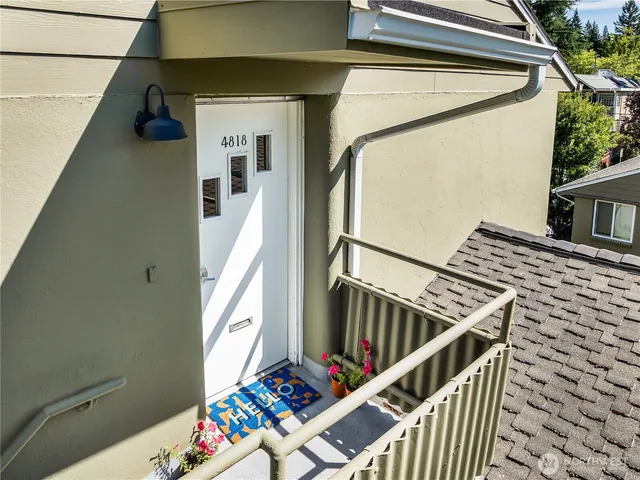 a view of balcony and deck