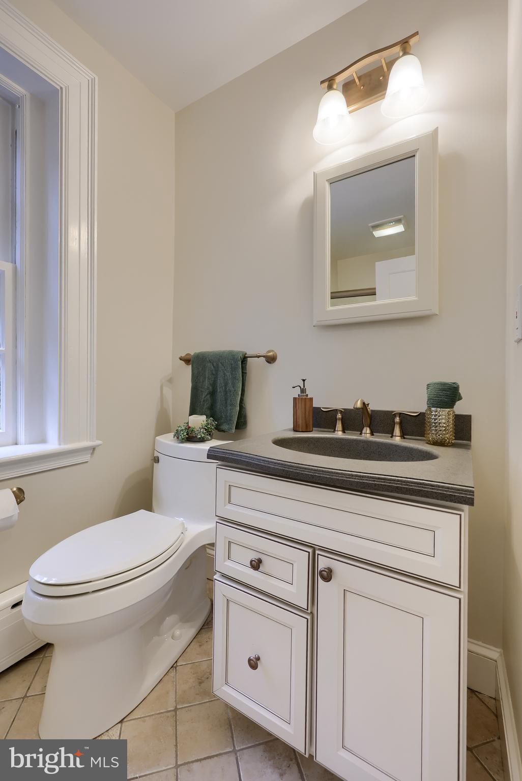 568 Chestnut Street Columbia, PA 17512 - Photo 35 of 68 a bathroom with a toilet a sink and mirror