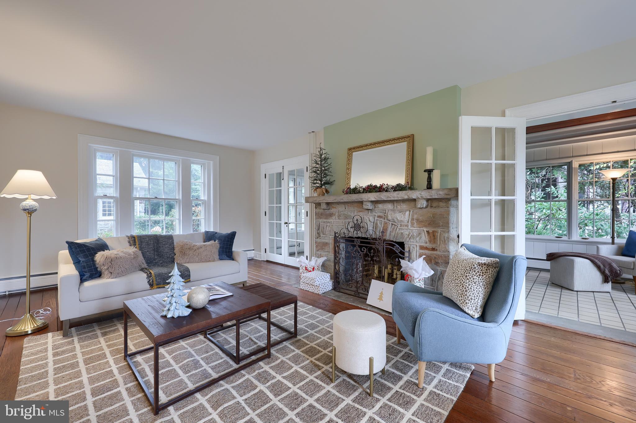 568 Chestnut Street Columbia, PA 17512 - Photo 7 of 68 a living room with furniture and a fireplace