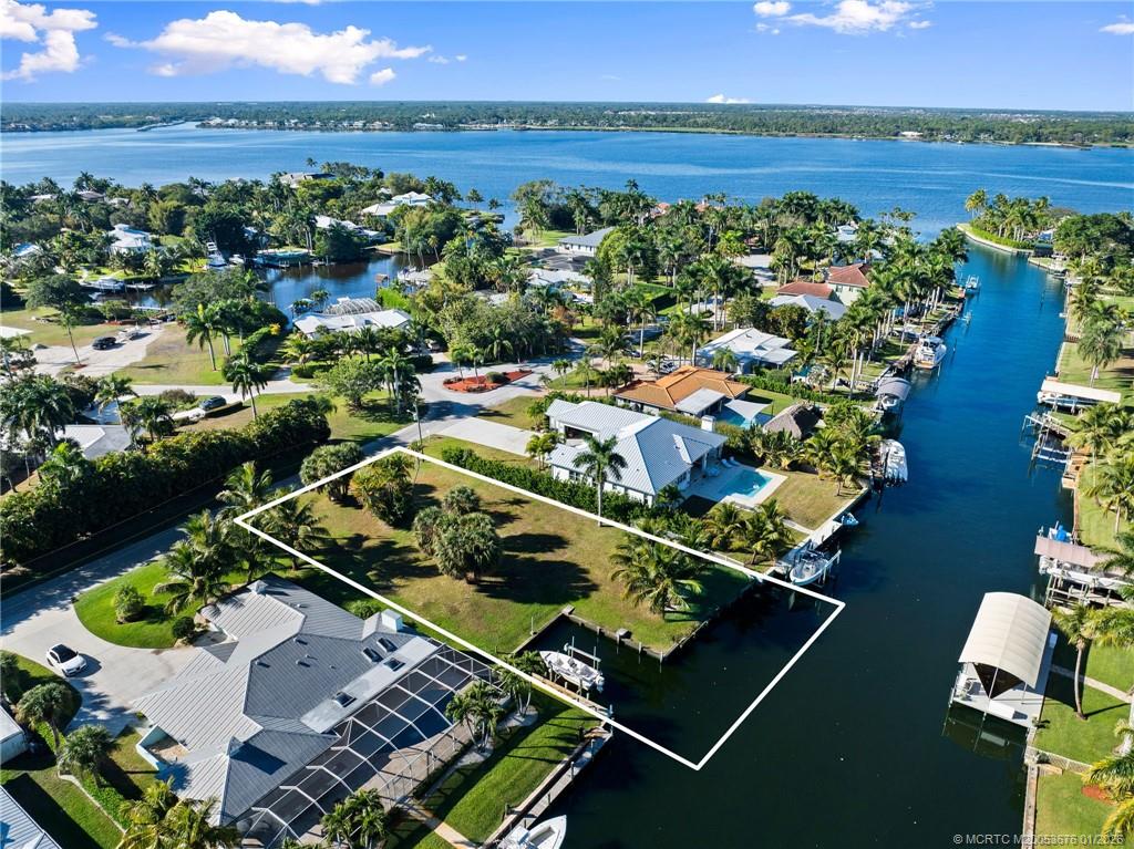 1706 Northwest Fork Road Stuart, FL 34994 - Photo 9 of 11 an aerial view of a house with a ocean view