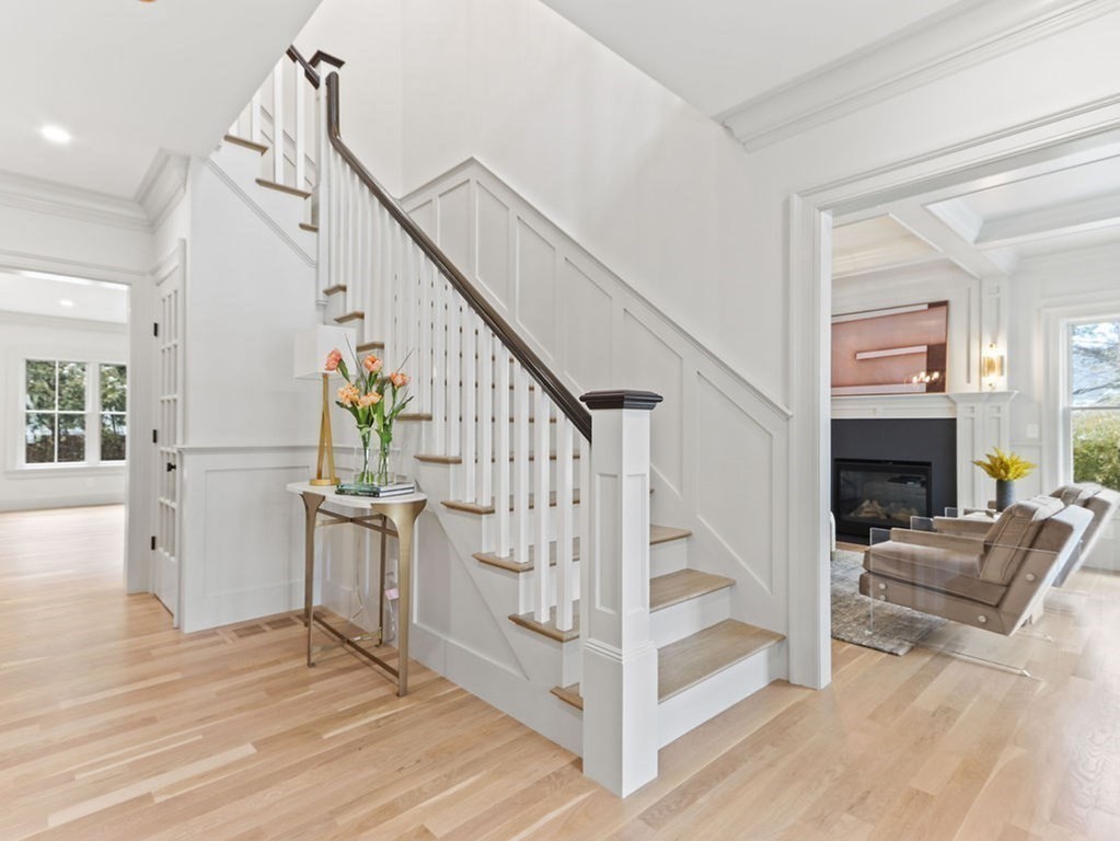 31 Karen Road Newton, MA 02468 - Photo 20 of 41 a view of entryway and hall with wooden floor