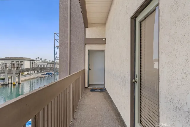 a view of balcony and city view