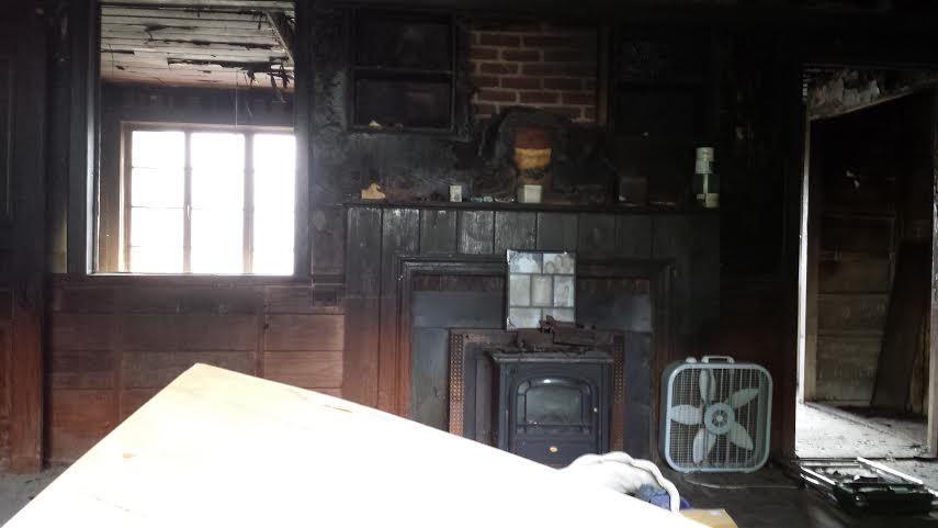 11 West Circle Road Norris, TN 37828 - Photo 2 of 4 burned interior