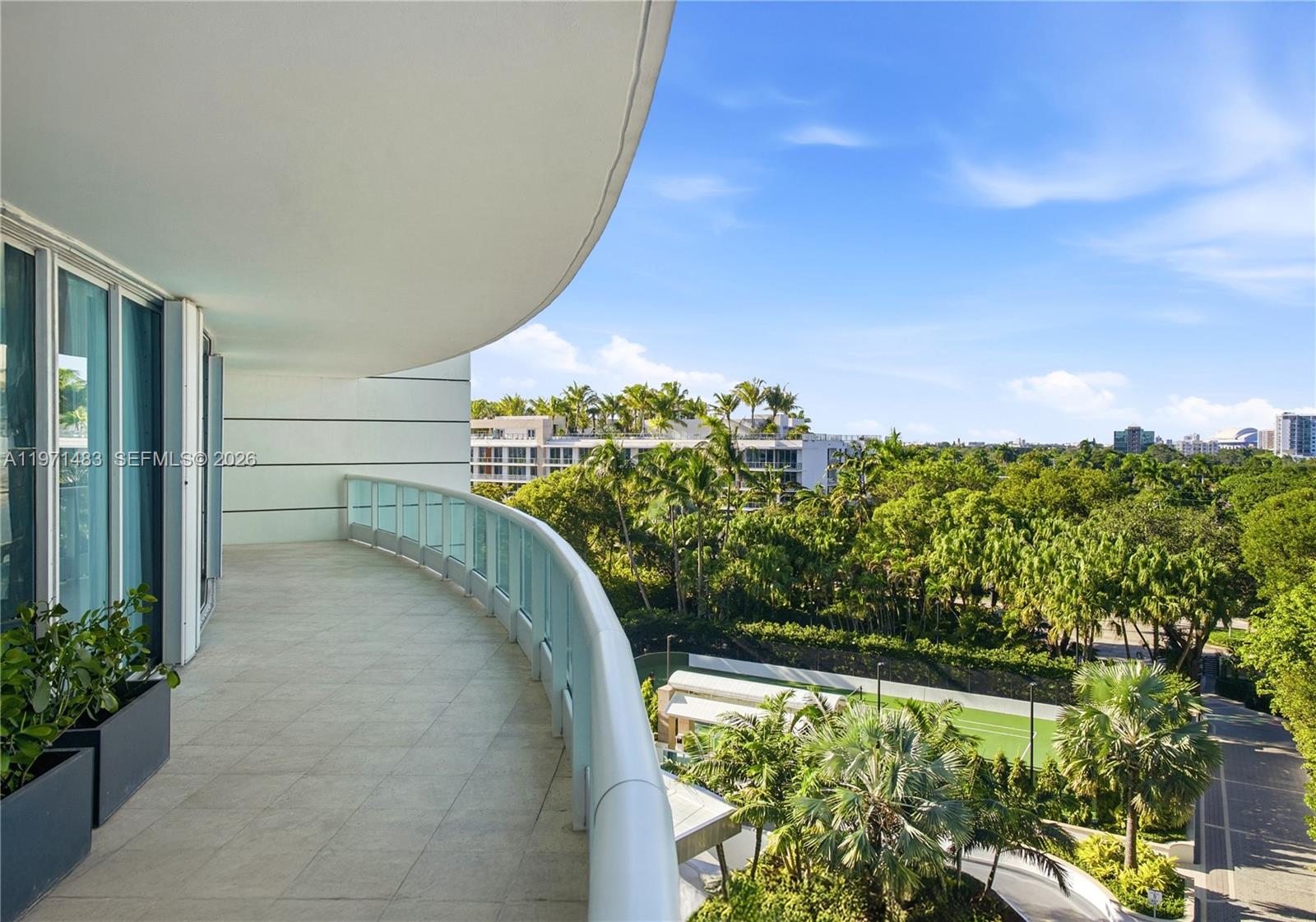 2127 Brickell Avenue, Unit 904 Miami, FL 33129 - Photo 19 of 38 a view of a garden with plants