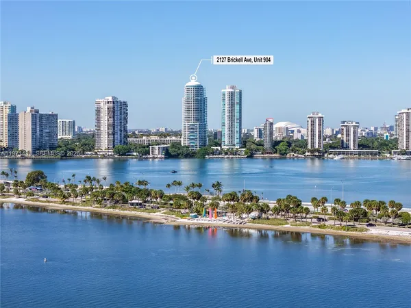 a view of a city with tall buildings