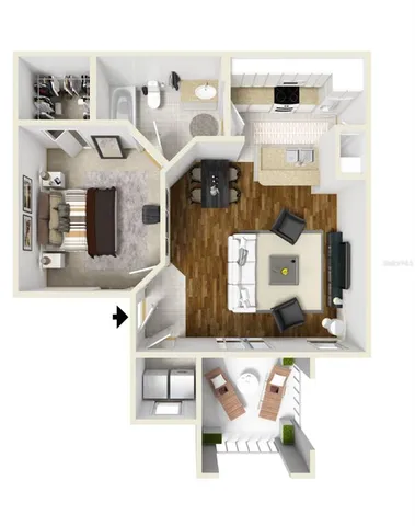 $1,400 | 5077 Park Central Drive, Unit 1532, Orlando, FL 32839