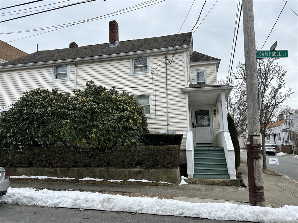 a view of front door of house