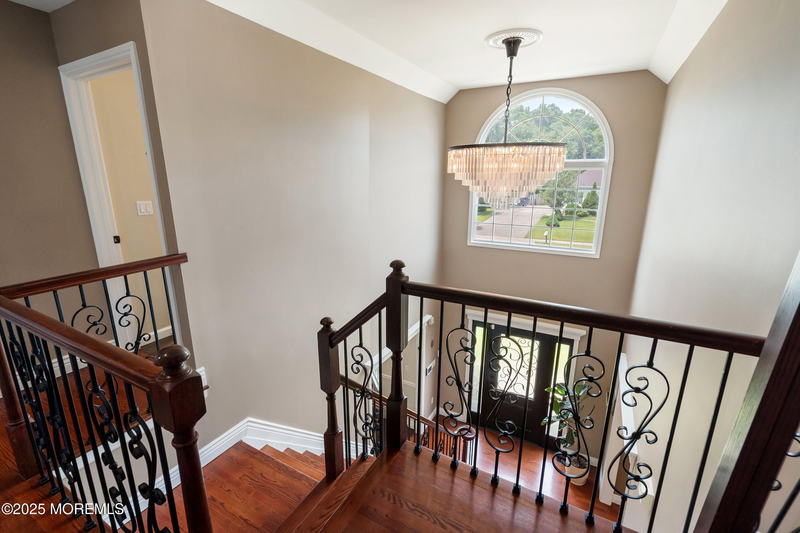 210 Rivers Glen Terrace Toms River, NJ 08755 - Photo 24 of 61 a view of entryway with wooden floor and stairs