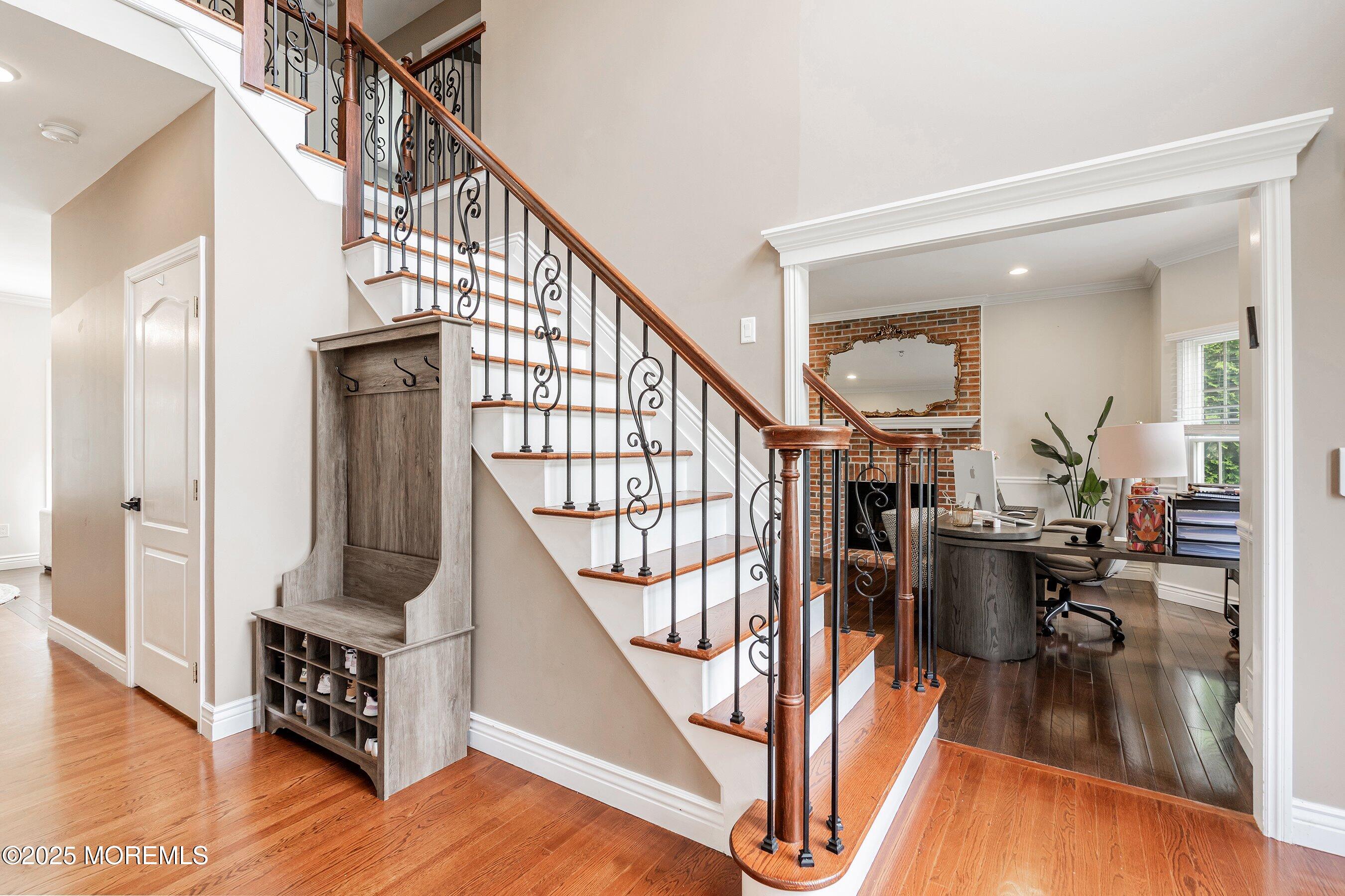 210 Rivers Glen Terrace Toms River, NJ 08755 - Photo 4 of 61 a view of entryway and hall with wooden floor