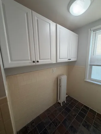 a room with storage and utility