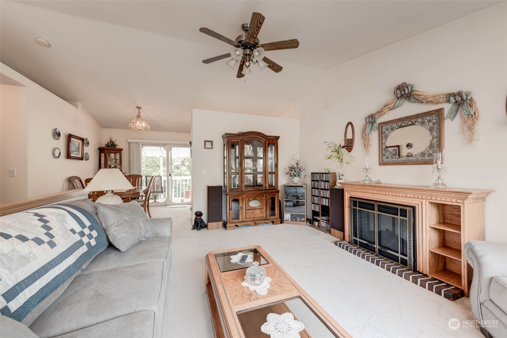 225 99th Place Southwest Everett, WA 98204 - Photo 9 of 30 a living room with furniture fireplace and flat screen tv