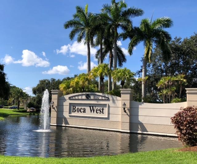 7773 Lakeside Boulevard, Unit G192 Boca Raton, FL 33434 - Photo 31 of 57 boca west sign