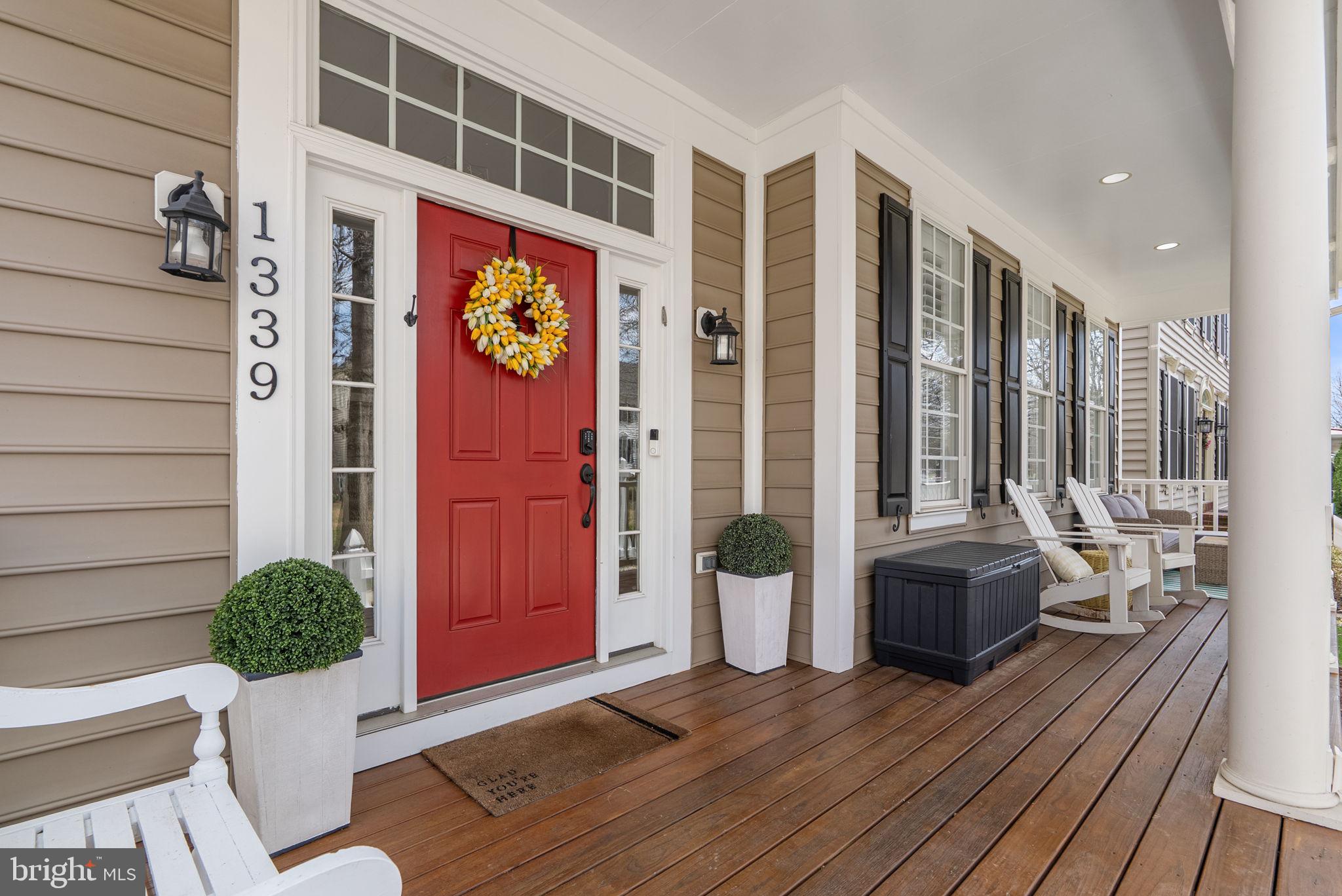 1339 Main Street Gaithersburg, MD 20878 - Photo 5 of 73 Gorgeous front porch overlooking Butterfly Park
