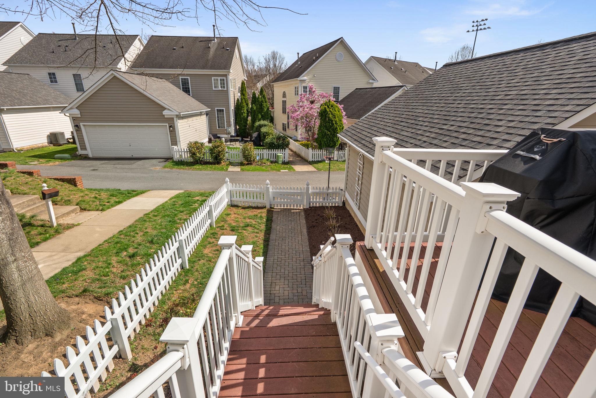1339 Main Street Gaithersburg, MD 20878 - Photo 53 of 73 Stairs to lower patio and garage