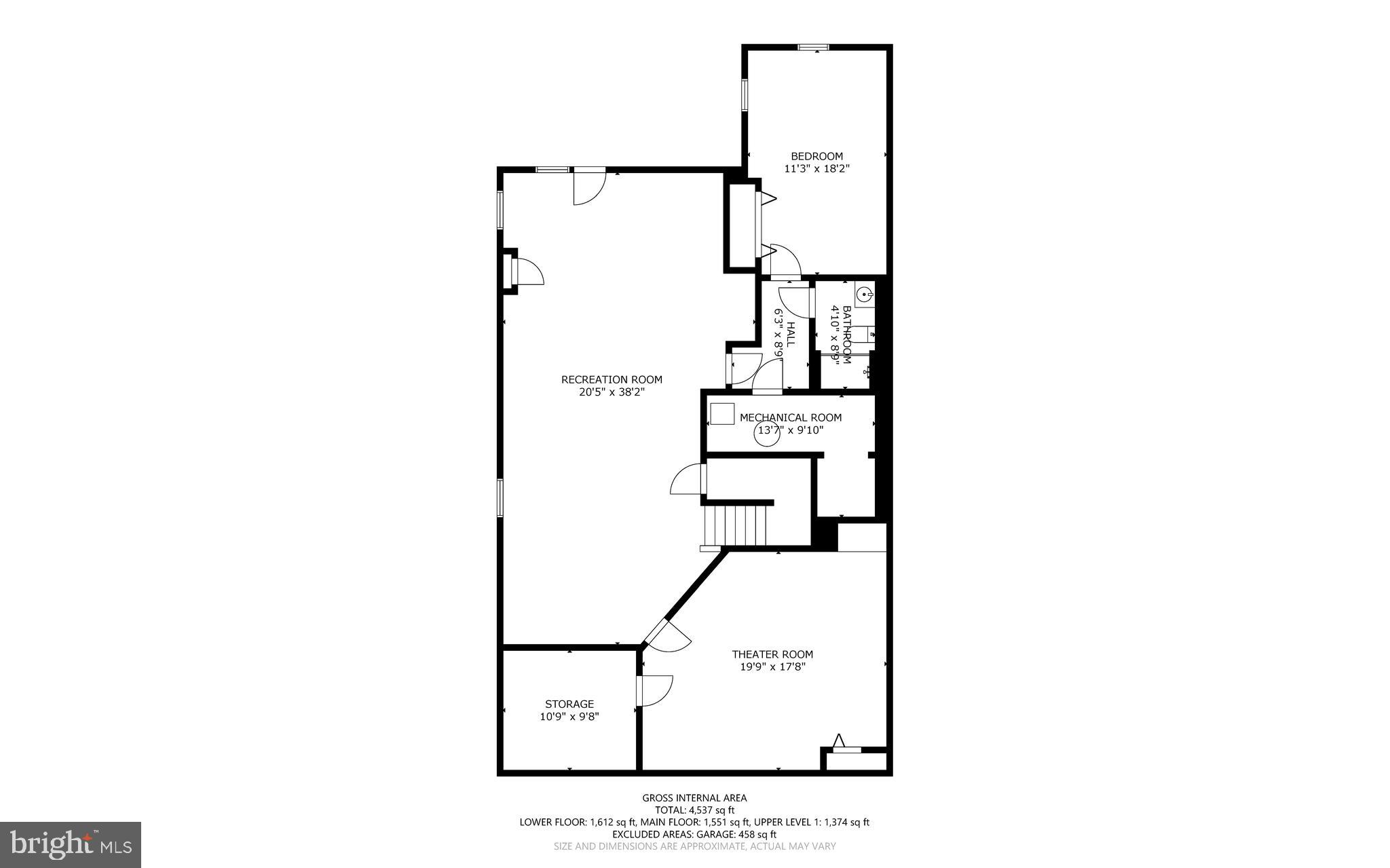 1339 Main Street Gaithersburg, MD 20878 - Photo 61 of 73 a picture of a floor plan