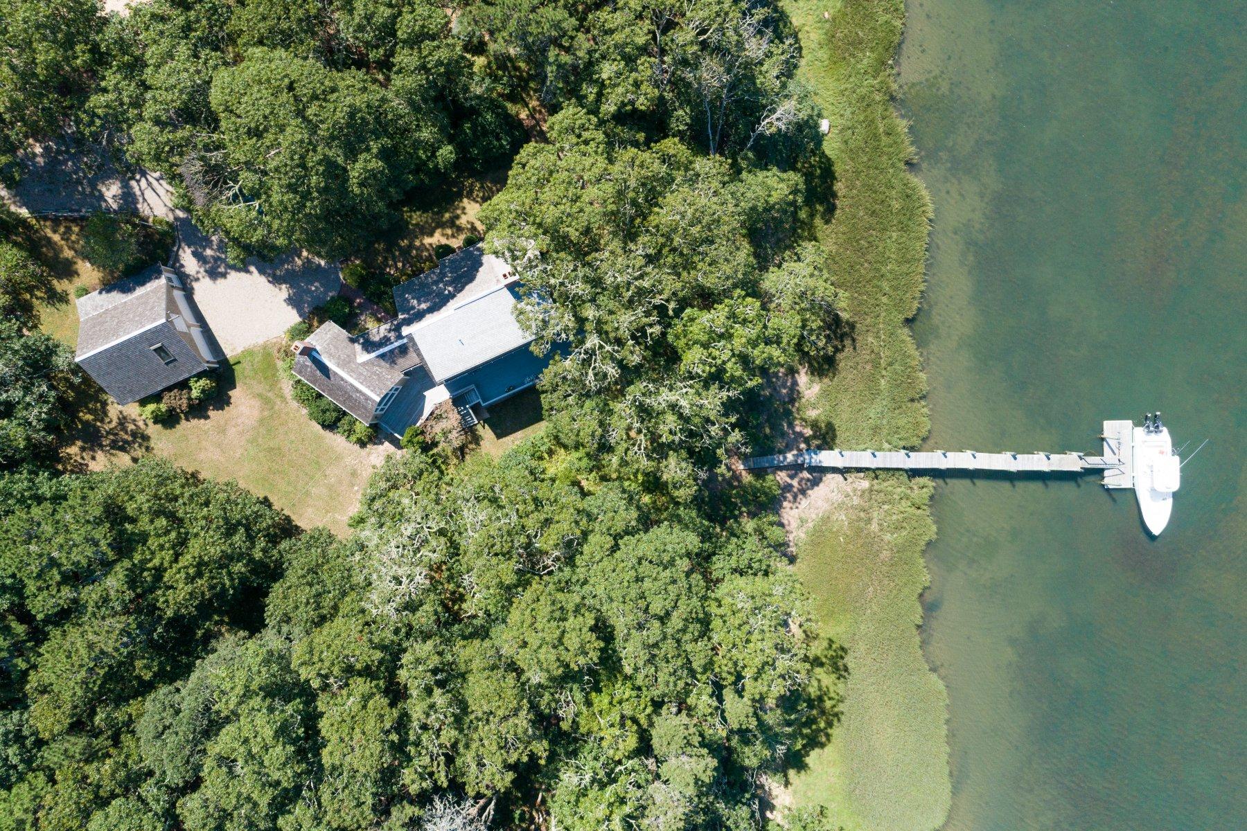 40 Viking Road Orleans, MA 02653 - Photo 2 of 27 an aerial view of a house with a yard