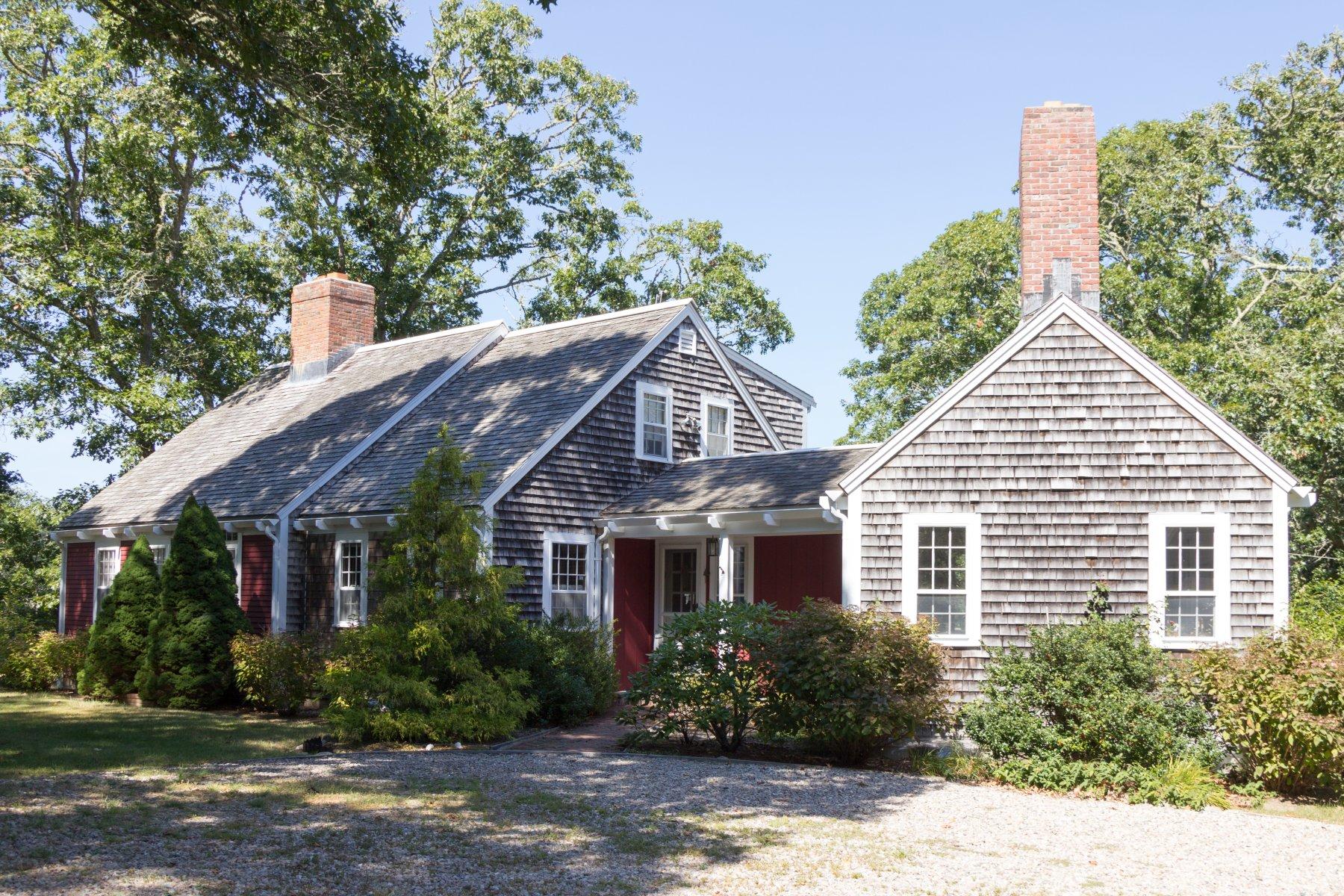 40 Viking Road Orleans, MA 02653 - Photo 3 of 27 a view of a house with a yard and plants