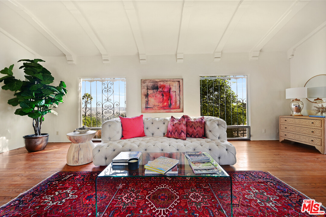 3551 Lowry Road Los Angeles, CA 90027 - Photo 6 of 50 a living room with furniture rug and wooden floor