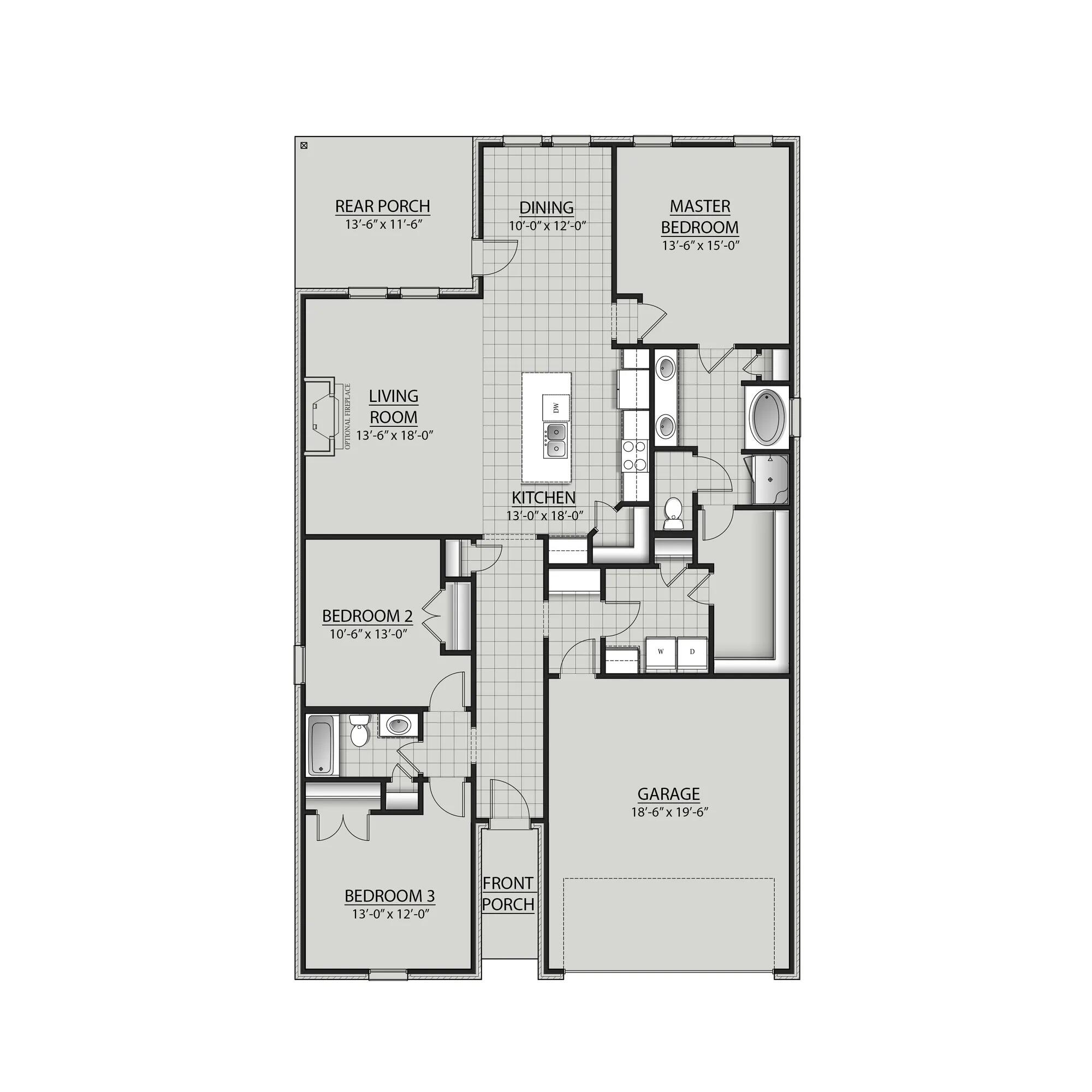 320 Natureview Way Ponce de Leon, FL 32455 - Photo 3 of 3 Trillium IV J - Floor Plan