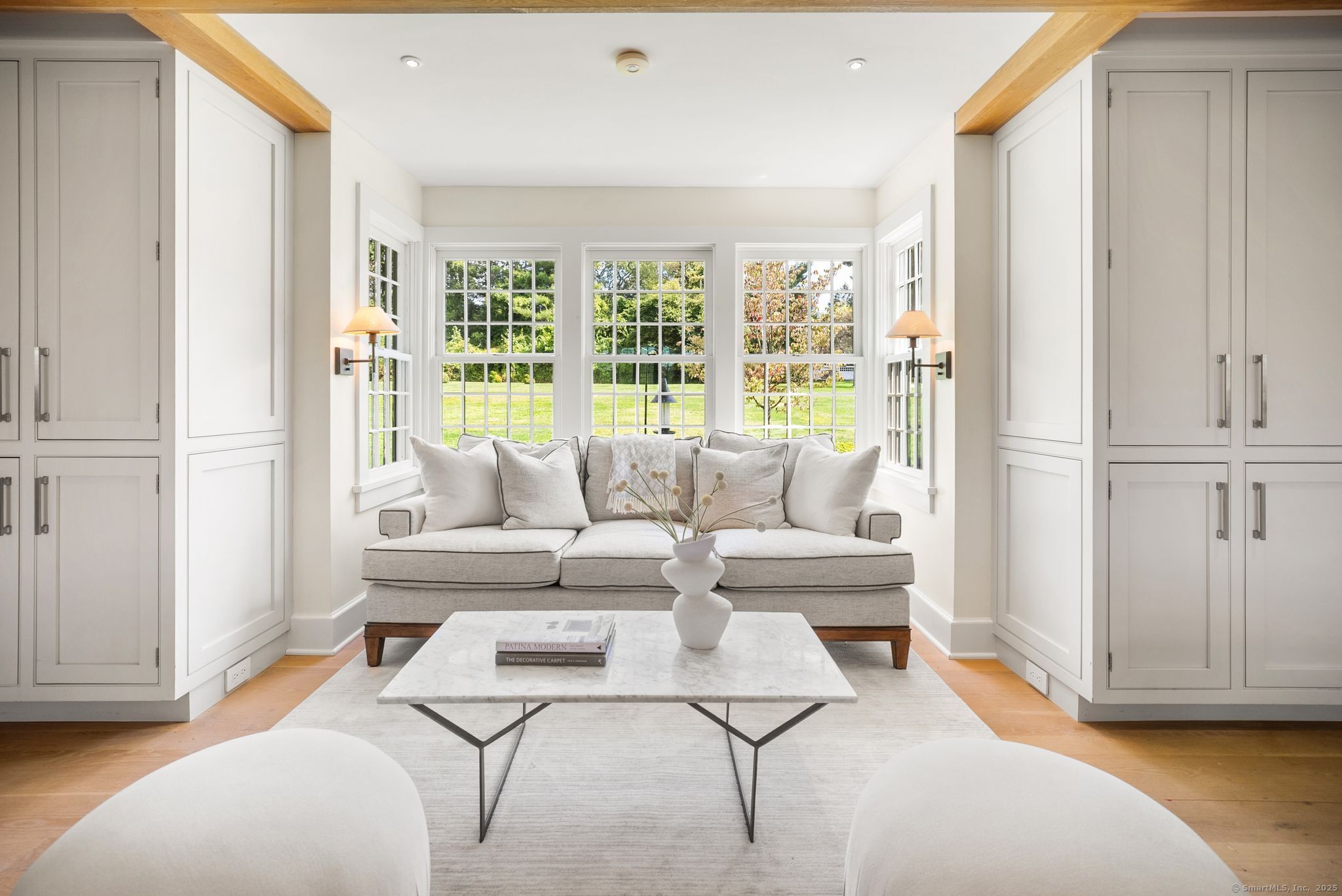 2281 Redding Road Fairfield, CT 06824 - Photo 5 of 40 a living room with furniture and a large window