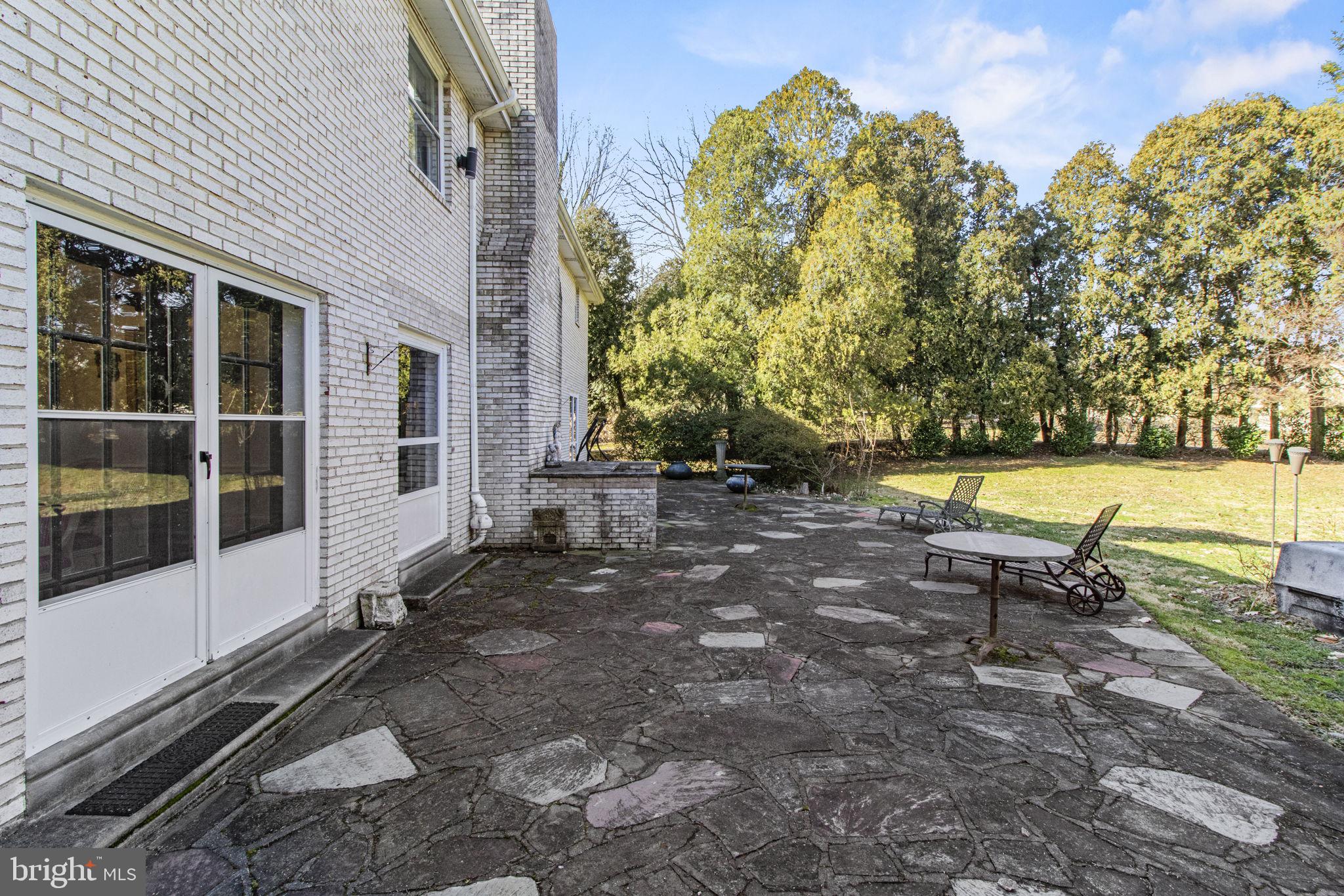 437 Crescent Road Wyncote, PA 19095 - Photo 44 of 53 Flagstone back patio