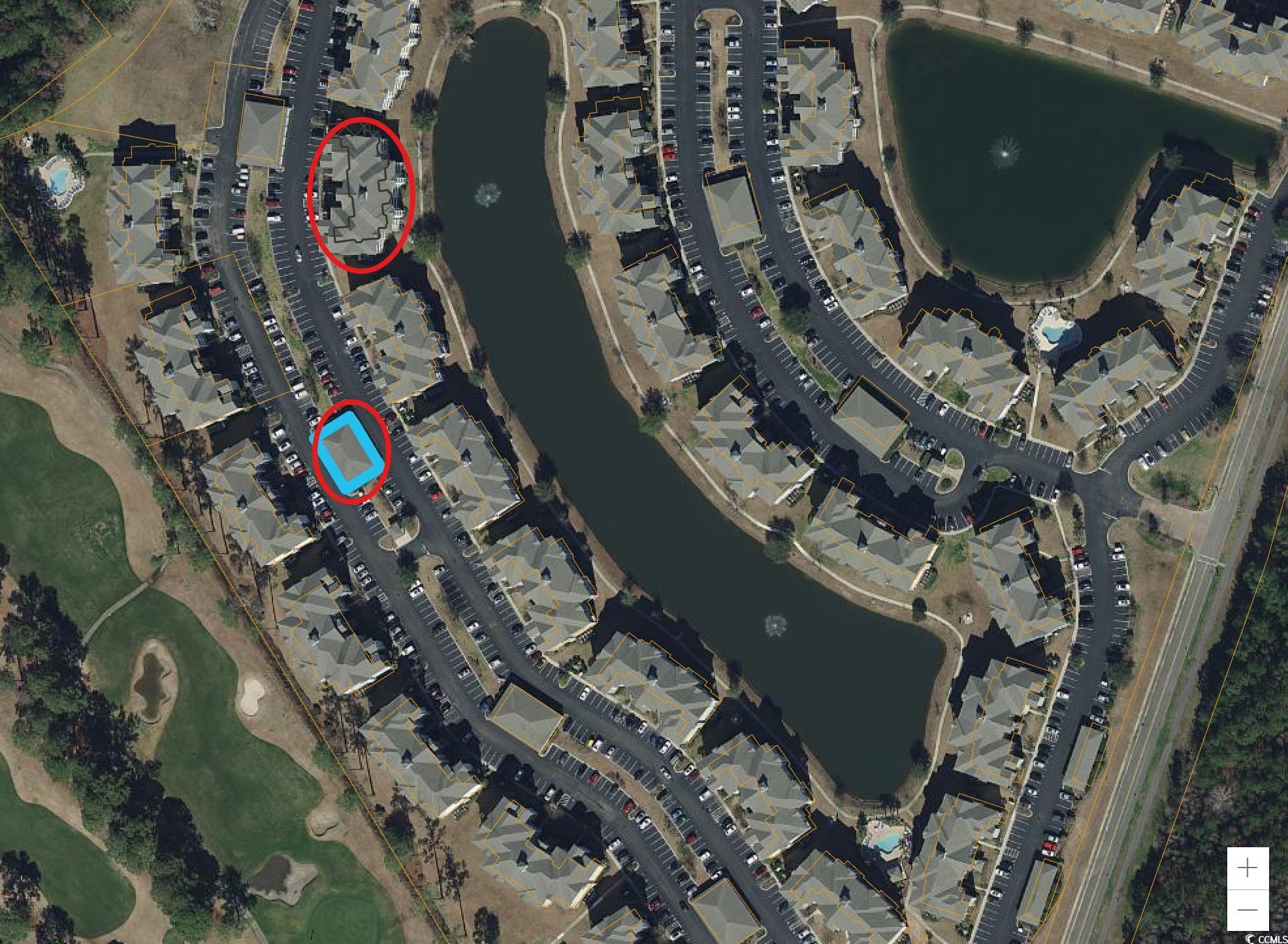 4869 Luster Leaf Circle, Unit 104 Myrtle Beach, SC 29577 - Photo 30 of 40 condo location and garage location