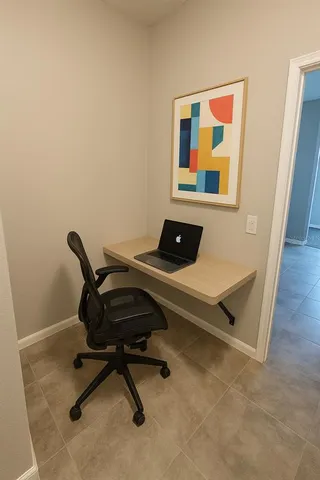 a view of a back yard of the house