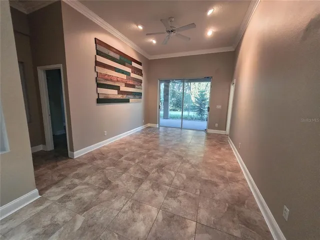 a close view of a utility room with a fireplace
