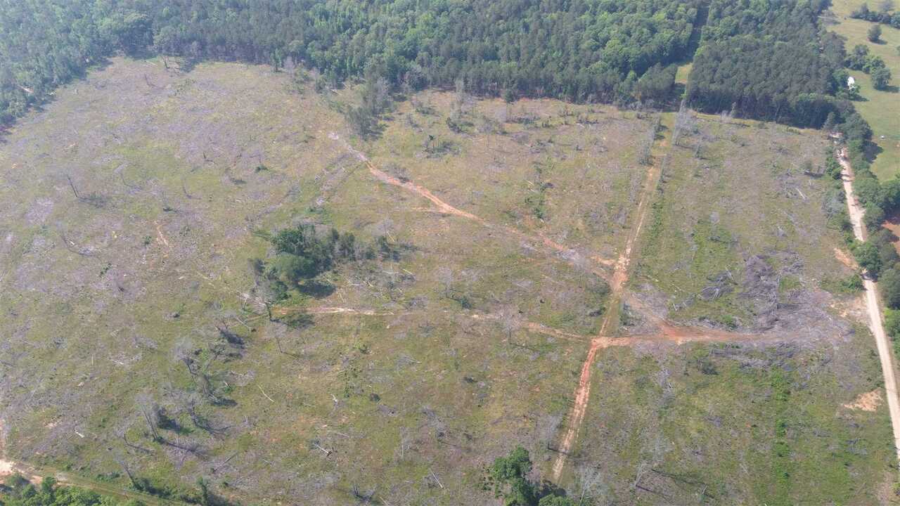 a view of a backyard of a house