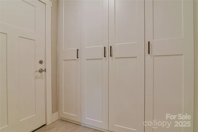 a view of closet area